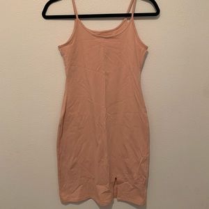 WILDFABLE nude mini dress